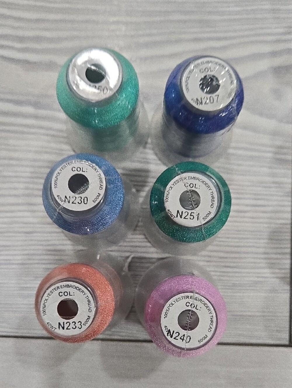 Embroidery Thread - Assorted Colors - 48 Spools - Picture 7 of 7